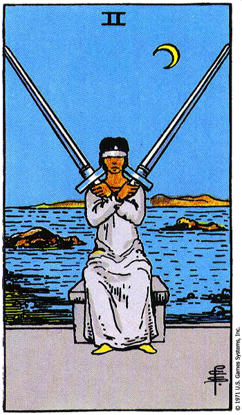 THE TWO OF SWORDS